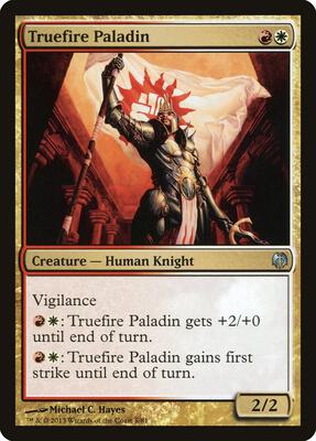 Truefire Paladin card from Duel Decks: Heroes vs. Monsters