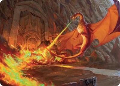 Smaug's Fury Art Card card from Art Series: The Hobbit
