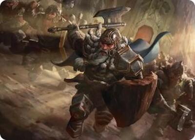 Thorin, Mountain-king Art Card card from Art Series: The Hobbit