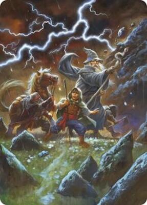 Call Forth the Tempest Art Card card from Art Series: The Hobbit