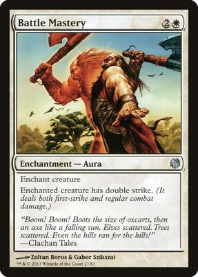 Battle Mastery card from Duel Decks: Heroes vs. Monsters