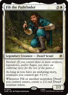 Fili the Pathfinder card from The Hobbit