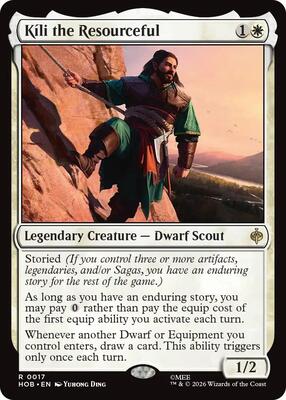 Kili the Resourceful card from The Hobbit