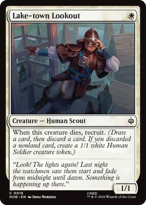 Lake-town Lookout card from The Hobbit