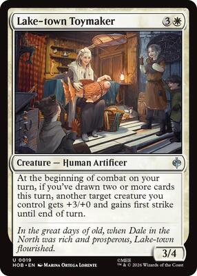 Lake-town Toymaker card from The Hobbit