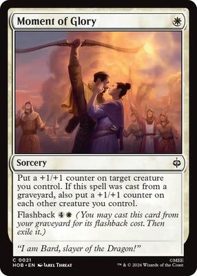 Moment of Glory card from The Hobbit