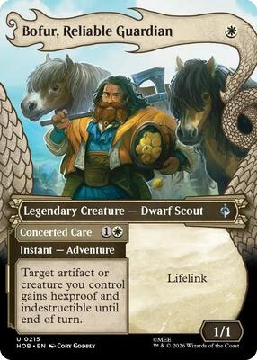 Bofur, Reliable Guardian (Showcase) card from The Hobbit