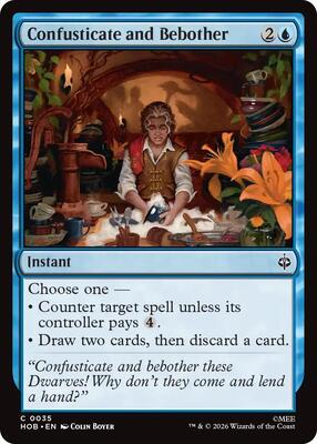 Confusticate and Bebother card from The Hobbit