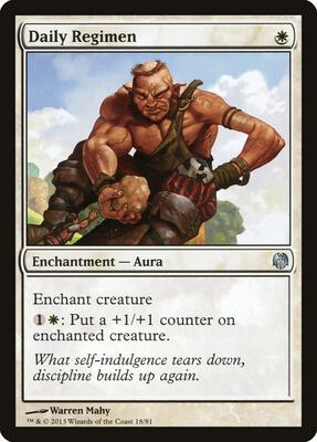 Daily Regimen card from Duel Decks: Heroes vs. Monsters