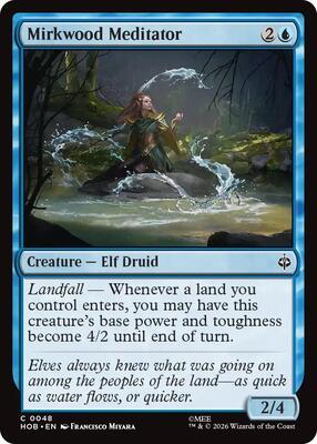 Mirkwood Meditator card from The Hobbit