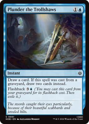 Plunder the Trollshaws card from The Hobbit