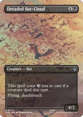 Dreaded Bat-Cloud (Borderless) card from The Hobbit