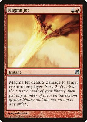 Magma Jet card from Duel Decks: Heroes vs. Monsters