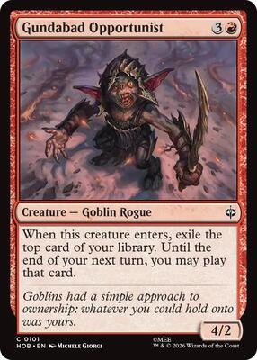 Gundabad Opportunist card from The Hobbit