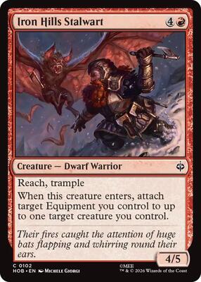 Iron Hills Stalwart card from The Hobbit