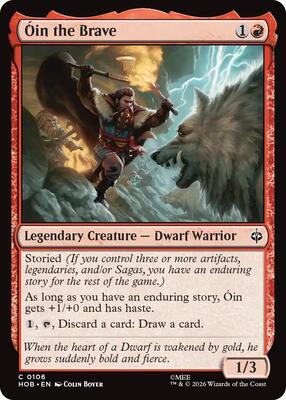 Oin the Brave card from The Hobbit