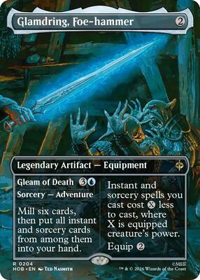 Glamdring, Foe-hammer (Borderless) card from The Hobbit