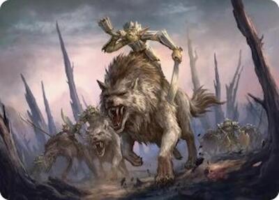 Signal the Onslaught Art Card card from Art Series: The Hobbit