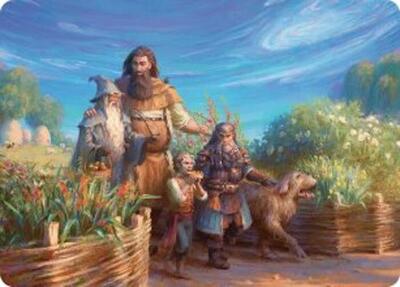 Beorn's Hospitality Art Card card from Art Series: The Hobbit