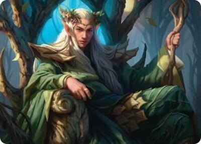 Thranduil, the Elvenking Art Card card from Art Series: The Hobbit