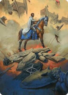 Aragorn, the Uniter Art Card card from Art Series: The Hobbit