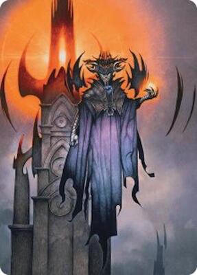 Sauron, the Lidless Eye Art Card card from Art Series: The Hobbit