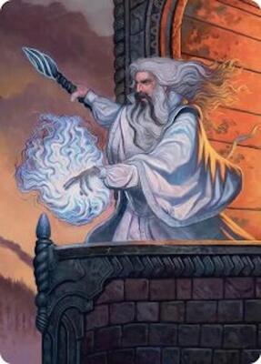 Saruman of Many Colors Art Card card from Art Series: The Hobbit