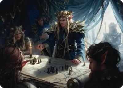 Thranduil the Strategist Art Card card from Art Series: The Hobbit