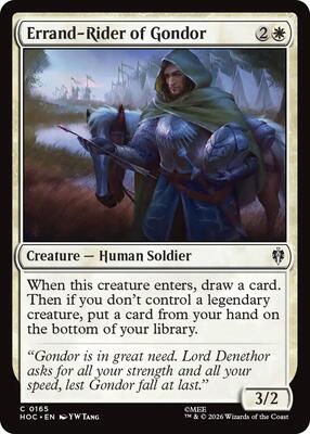 Errand-Rider of Gondor card from The Hobbit: Eternal-Legal