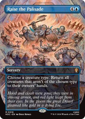 Raise the Palisade (Borderless) card from The Hobbit: Eternal-Legal