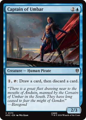 Captain of Umbar card from The Hobbit: Eternal-Legal