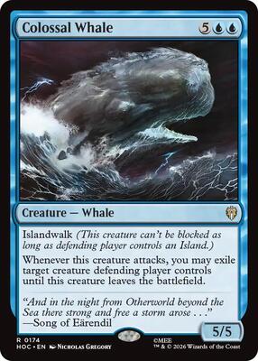 Colossal Whale card from The Hobbit: Eternal-Legal