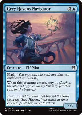 Grey Havens Navigator card from The Hobbit: Eternal-Legal
