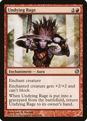 Undying Rage card from Duel Decks: Heroes vs. Monsters