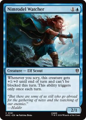 Nimrodel Watcher card from The Hobbit: Eternal-Legal