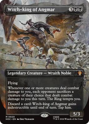 Witch-king of Angmar (Borderless) card from The Hobbit: Eternal-Legal