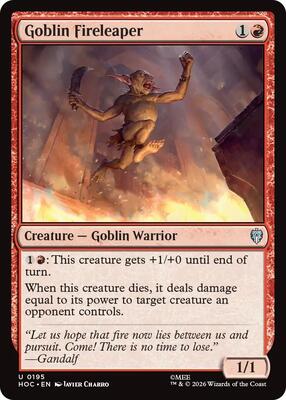 Goblin Fireleaper card from The Hobbit: Eternal-Legal