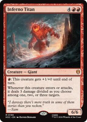 Inferno Titan card from The Hobbit: Eternal-Legal