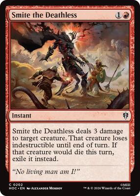 Smite the Deathless card from The Hobbit: Eternal-Legal