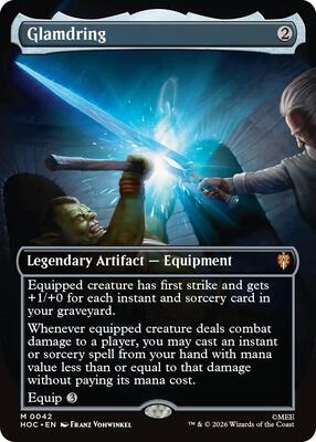 Glamdring (Borderless) card from The Hobbit: Eternal-Legal
