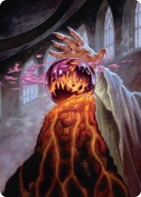 Palantir of Orthanc Art Card card from Art Series: The Hobbit