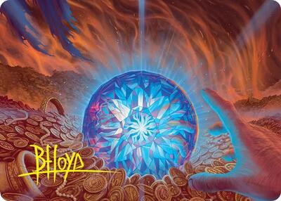 The Arkenstone Art Card (Gold-Stamped Signature) card from Art Series: The Hobbit