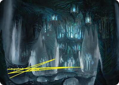 Elvenking's Halls Art Card (Gold-Stamped Signature) card from Art Series: The Hobbit