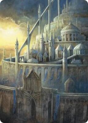 Minas Tirith Art Card card from Art Series: The Hobbit