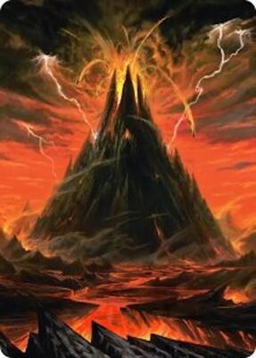 Mount Doom Art Card card from Art Series: The Hobbit
