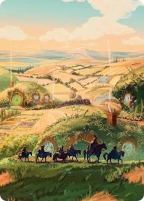 Plains Art Card card from Art Series: The Hobbit