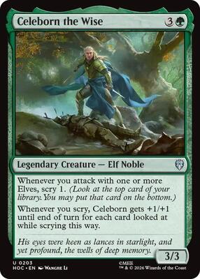 Celeborn the Wise card from The Hobbit: Eternal-Legal