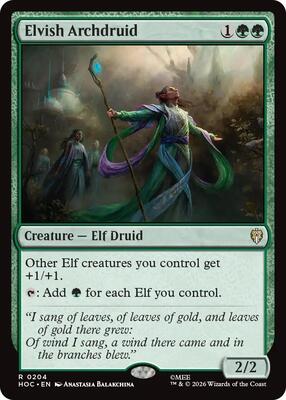 Elvish Archdruid card from The Hobbit: Eternal-Legal