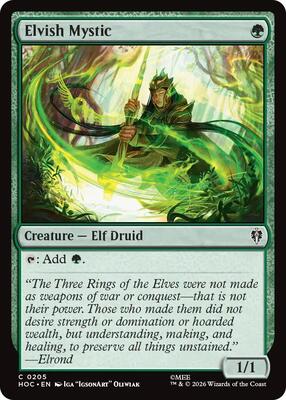 Elvish Mystic card from The Hobbit: Eternal-Legal