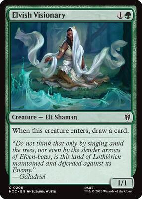 Elvish Visionary card from The Hobbit: Eternal-Legal